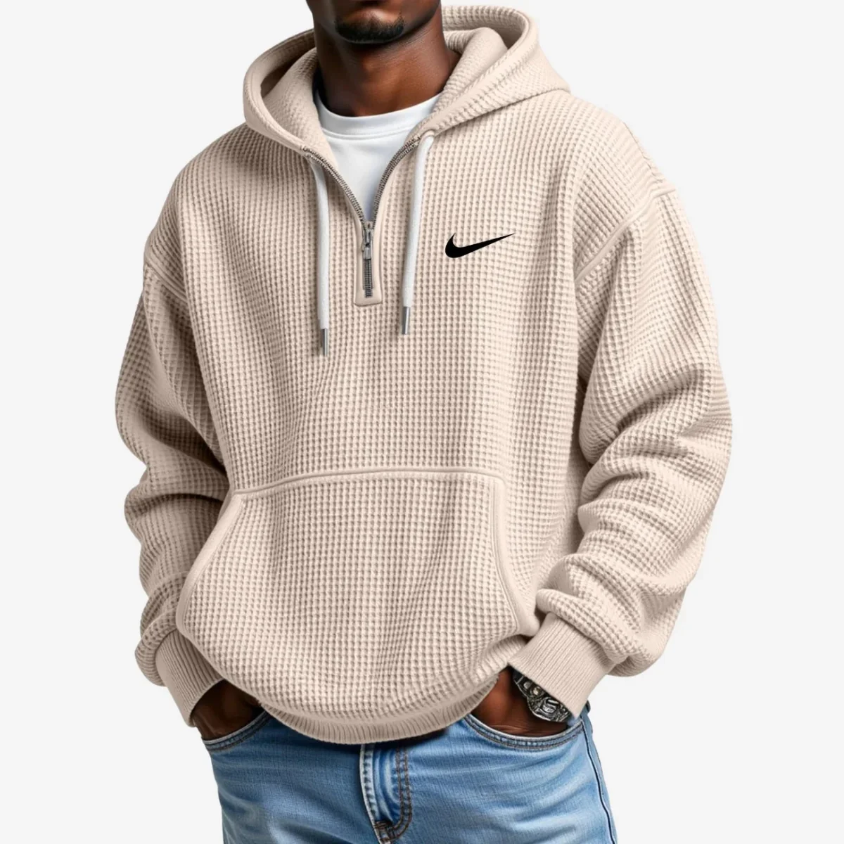 Texturerad Hoodie - UTFÖRSÄLJNINGSPRIS - Bild 9
