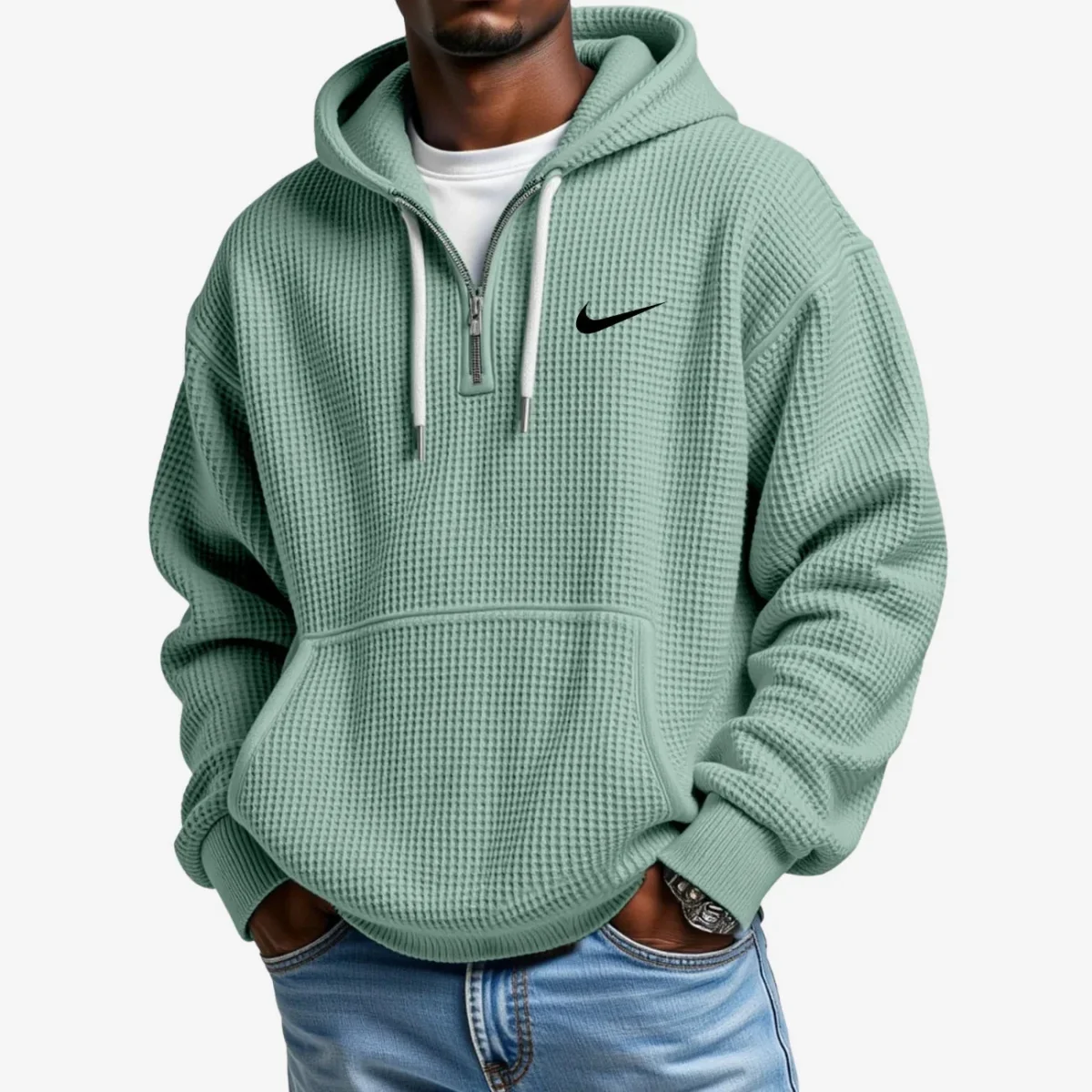 Texturerad Hoodie - UTFÖRSÄLJNINGSPRIS - Bild 8