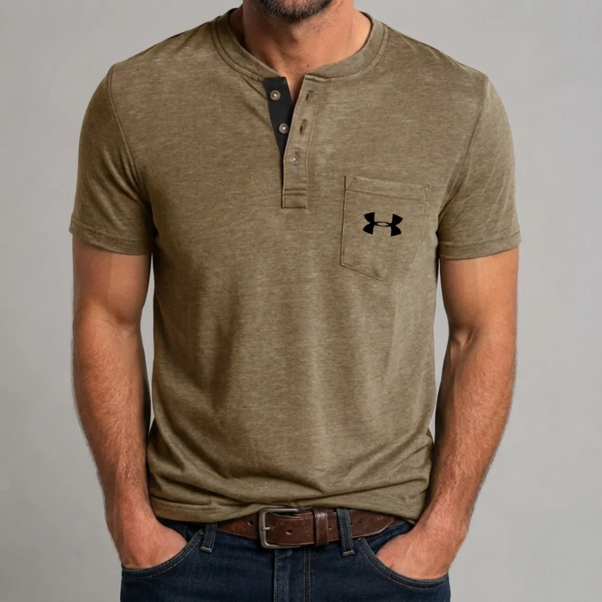 Premium Slub Knit Henley - Utförsäljning - Bild 9
