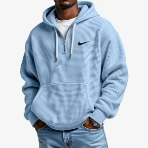 Texturerad Hoodie - UTFÖRSÄLJNINGSPRIS