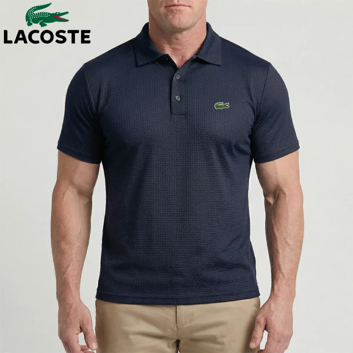 Waffle-Weave Tech Polo || Utförsäljning - Bild 5