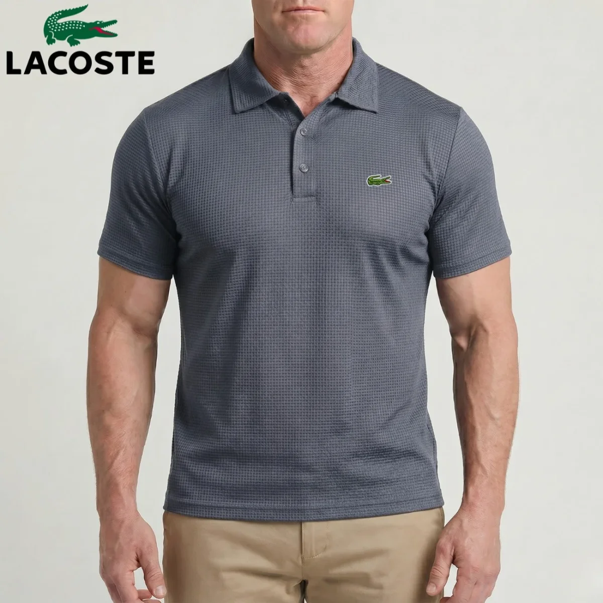 Waffle-Weave Tech Polo || Utförsäljning - Bild 4