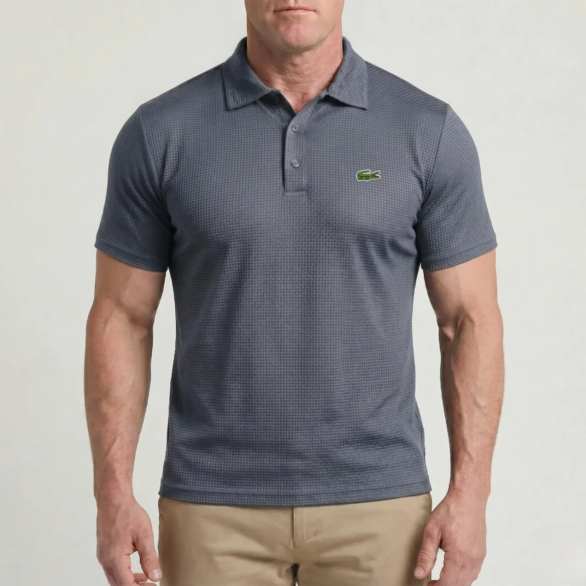 Waffle-Weave Tech Polo - Utförsäljning - Bild 4