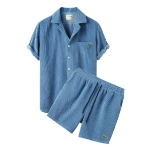 Avslappnat Set med Skjorta och Shorts - LAGERRÖJNINGSPRIS