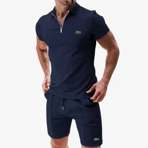 Zip-Polo & Shorts Set - Utförsäljning