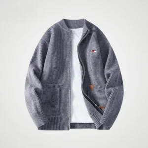 Zippad Stickad Kofta – REAPRIS