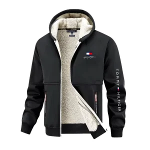 Zip-hoodie med sherpa-foder - Utförsäljning