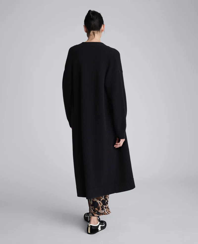 Lång knappad cardigan duster - Bild 7