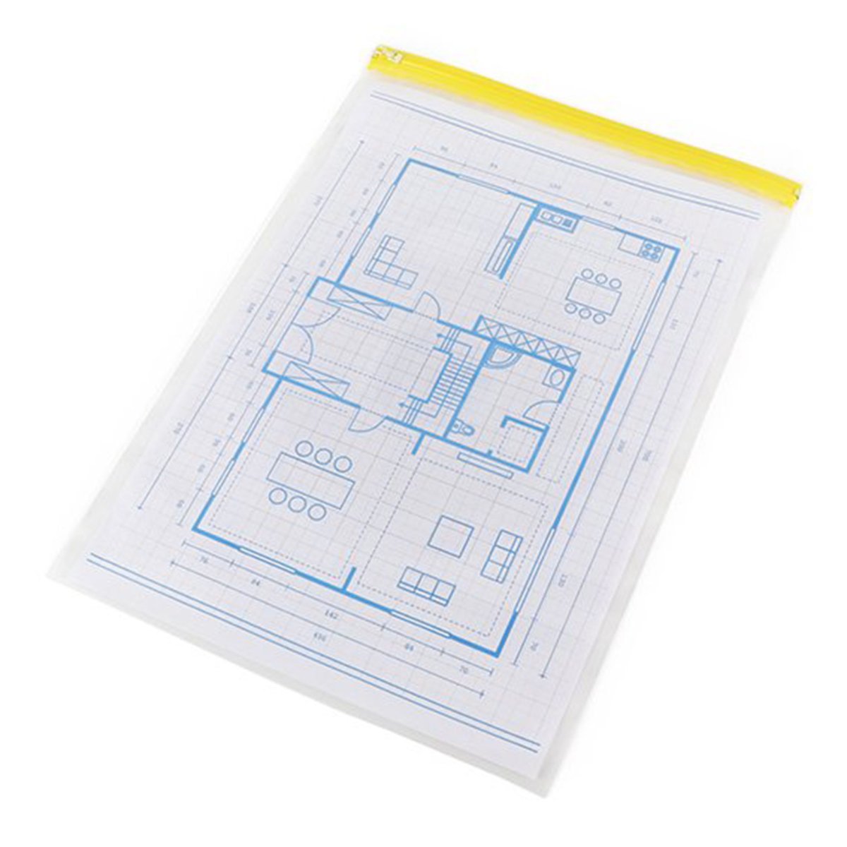 Vattentät plastficka A1 zip-förslutning 5-pack - Bild 8