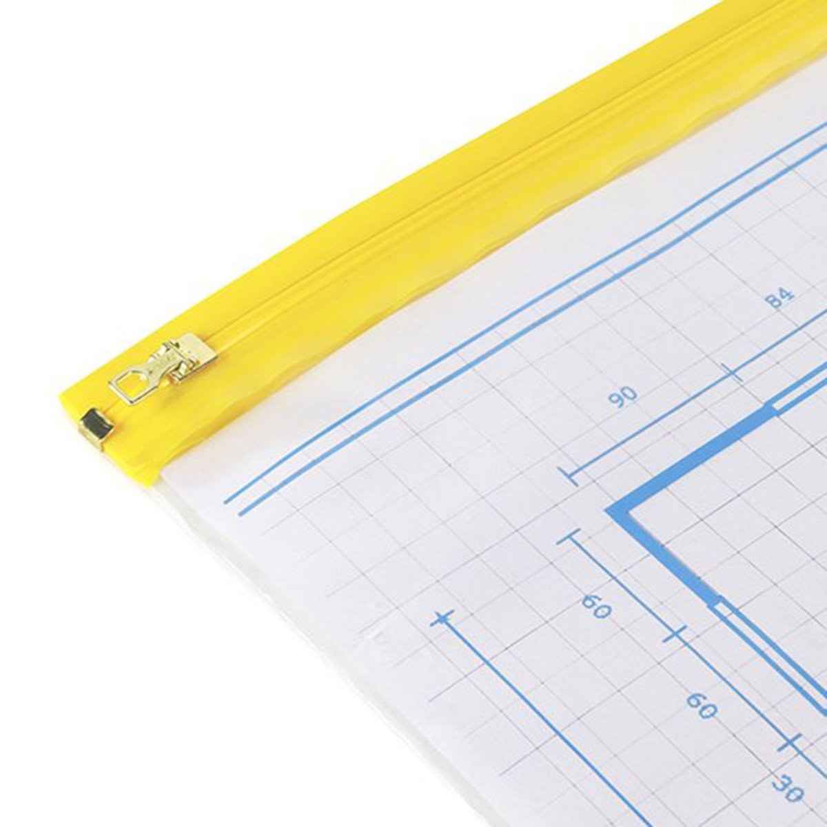 Vattentät plastficka A1 zip-förslutning 5-pack - Bild 3