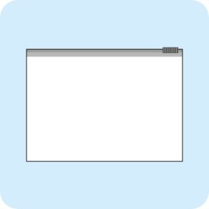 Plastfodral 810x610mm för sjökort med glidlås 20-pack