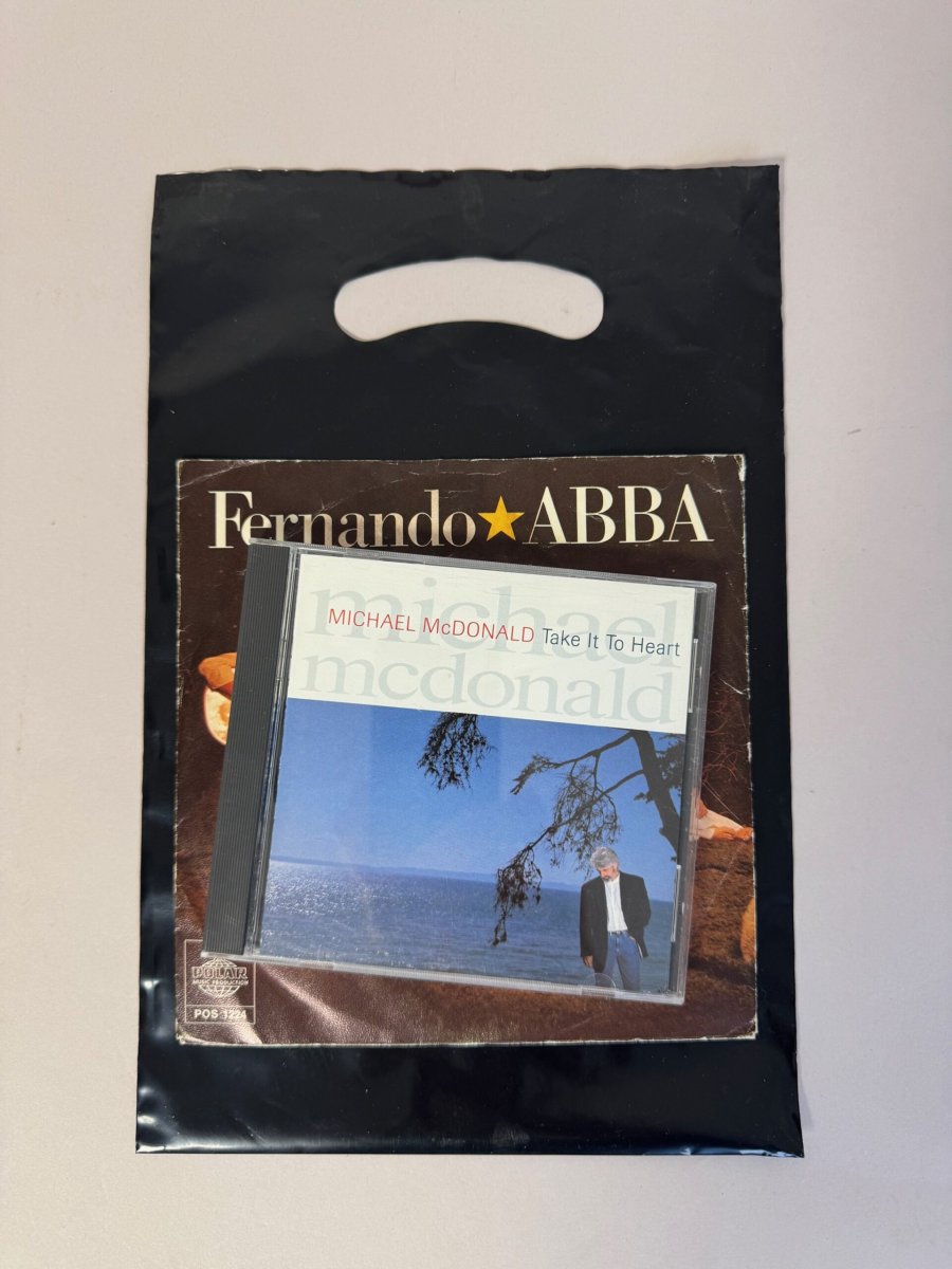 Plastpåse för CD med handtag 100-pack