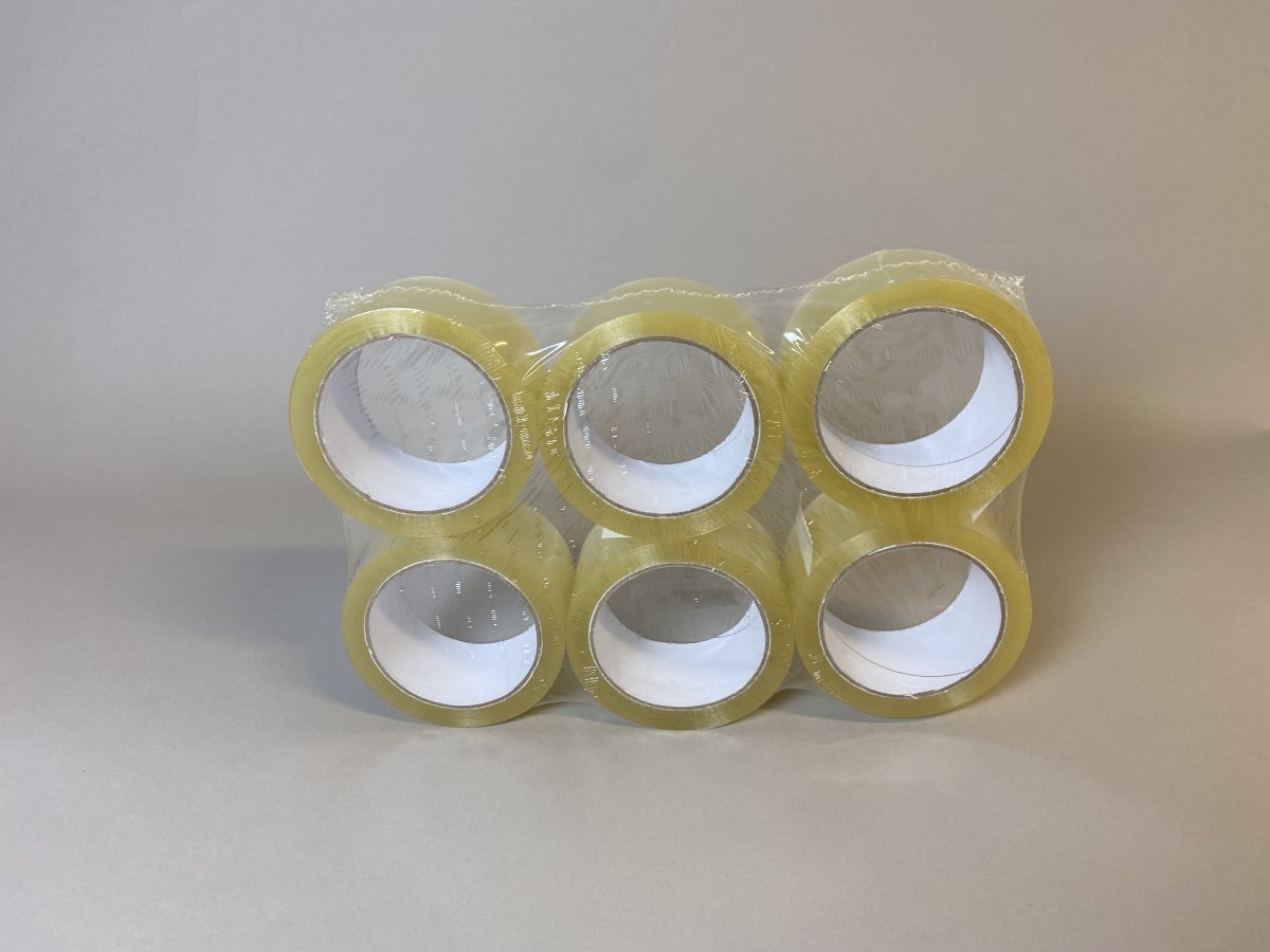 Packtejp PVC 50mmx66m Klar 6-pack - Bild 2
