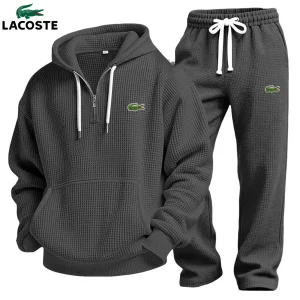 Prestandaset med Våffelstickad Hoodie och Joggingbyxa || Utförsäljning