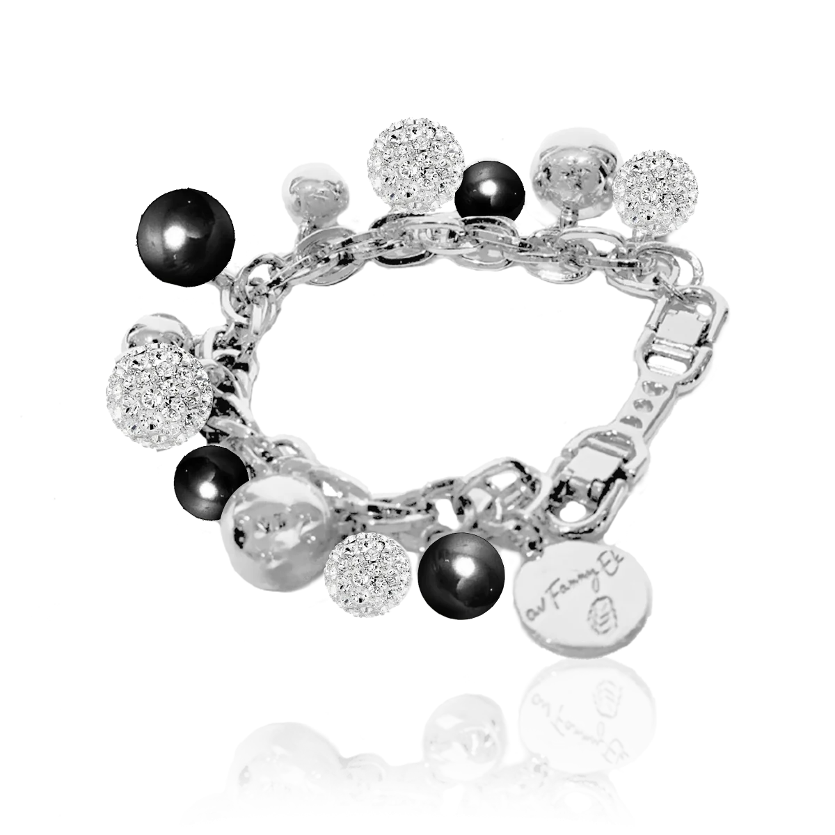 BERRY PEARL SPARKLE Armband - Svart - Bild 3