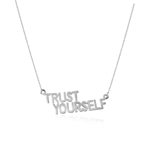 STATEMENT QUOTE MINI HALSBAND - TRUST YOURSELF