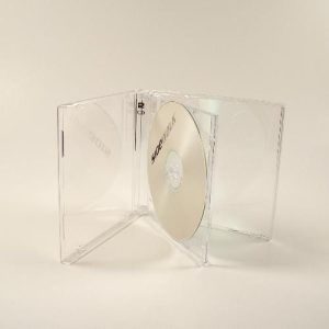 CD-fodral slim 2xCD klar 50-pack