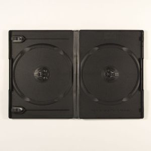 DVD-fodral 2xDVD svart 50-pack