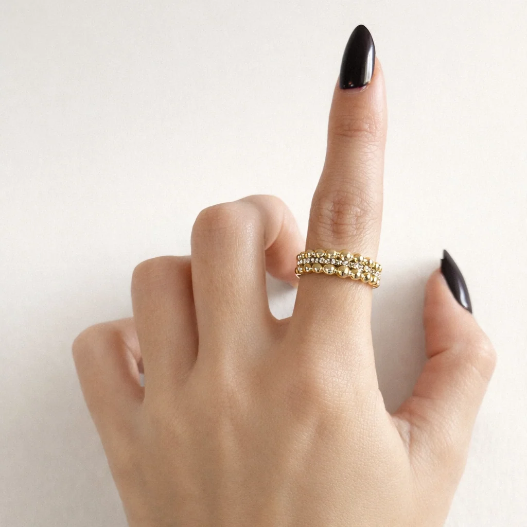 BUBBLE PAVÉ Ring - Bild 5