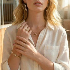 SINGLE HORSEBIT PENDANT Halsband